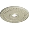 Ekena Millwork Wreath Ceiling Medallion (Fits Canopies up to 6"), 21 1/8"OD x 3 5/8"ID x 7/8"P, Clear Yellow CM21WRCYF - alternate 2